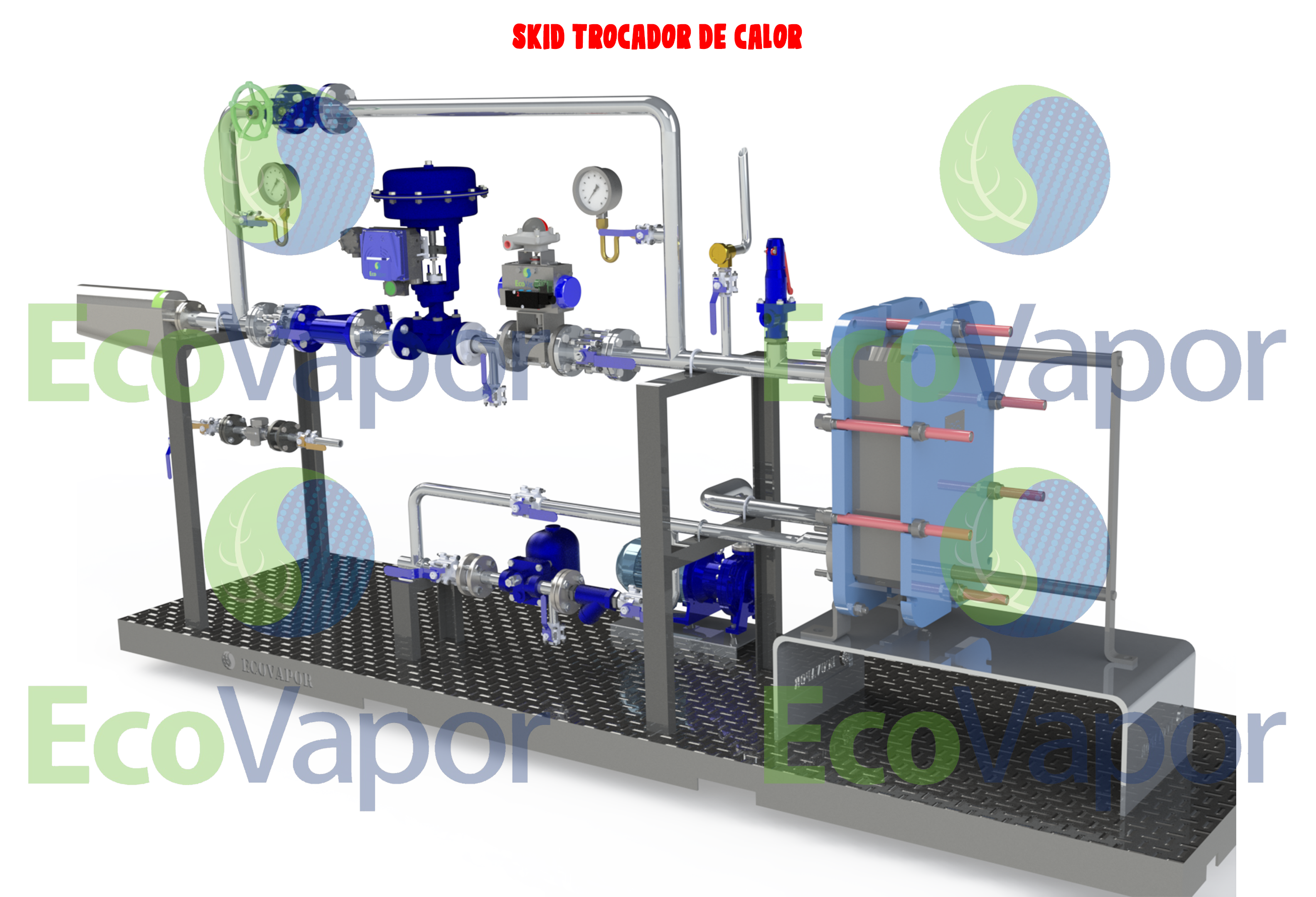 SKID TROCADOR DE CALOR